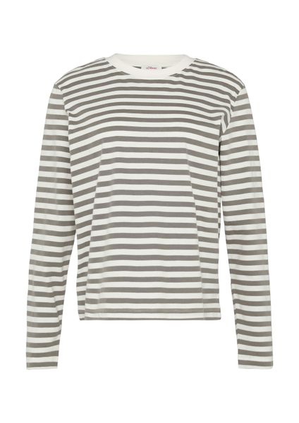 s.Oliver Langarmshirt T-Shirt Gestreiftes Langarmshirt aus günstig online kaufen