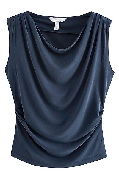 Next Blusentop Ärmelloses Oberteil aus Modal mit Drapierung (1-tlg) günstig online kaufen