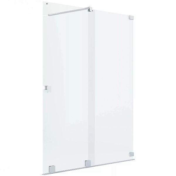 Schöner Wohnen Dusch-Schiebetür Walk-In Silbermatt 140 cm x 200 cm DIN R günstig online kaufen