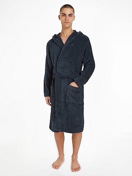 Tommy Hilfiger Underwear Bademantel, Kurzform, Baumwoll-Webfrottier, Gürtel günstig online kaufen