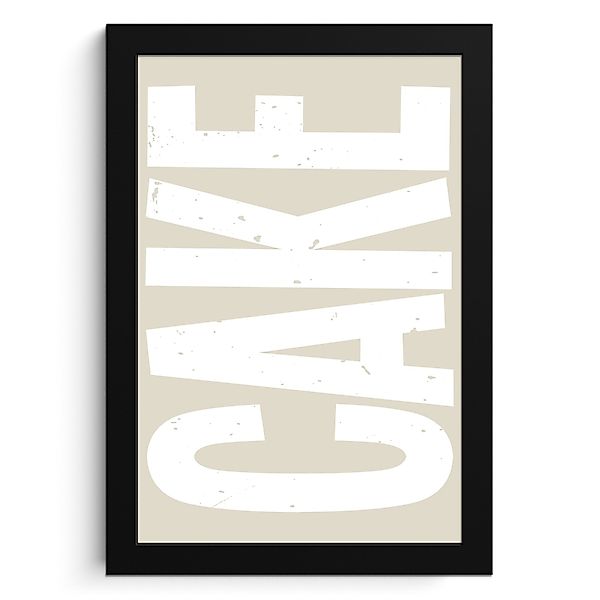 MuchoWow Poster Torte - Wort - günstig online kaufen