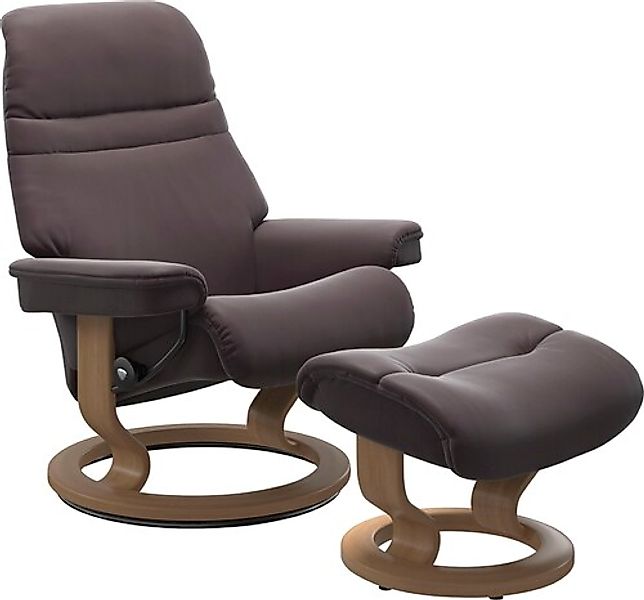 Stressless® Relaxsessel »Sunrise« Relaxsessel mit Hocker, mit Classic Base, günstig online kaufen