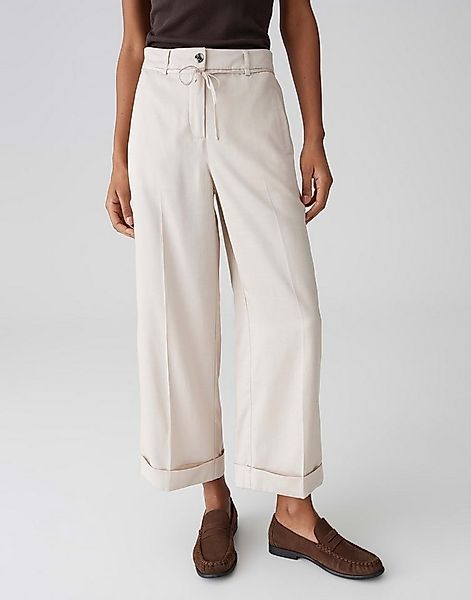 OPUS Stoffhose Relaxed City Pants aus Lyocell Cotton Mix Weiter, gerader Be günstig online kaufen