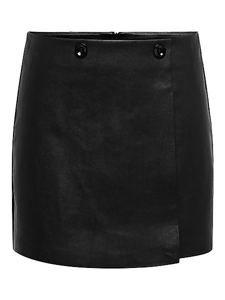 ONLY Lederimitatrock ONLASTRIA FAUX LEATHER SHORT SKIRT OTW mit Knopf Detai günstig online kaufen