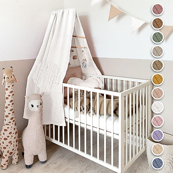 lilimaus Betthimmel Handgefertigter Baumwoll-Betthimmel für Babybett, günstig online kaufen