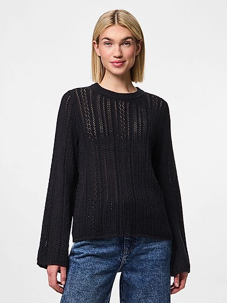 pieces Rundhalspullover PCNUKA LS O-NECK KNIT günstig online kaufen