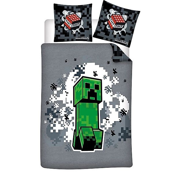 Minecraft Bettwäsche Minecraft Gamer Creeper Kinder günstig online kaufen