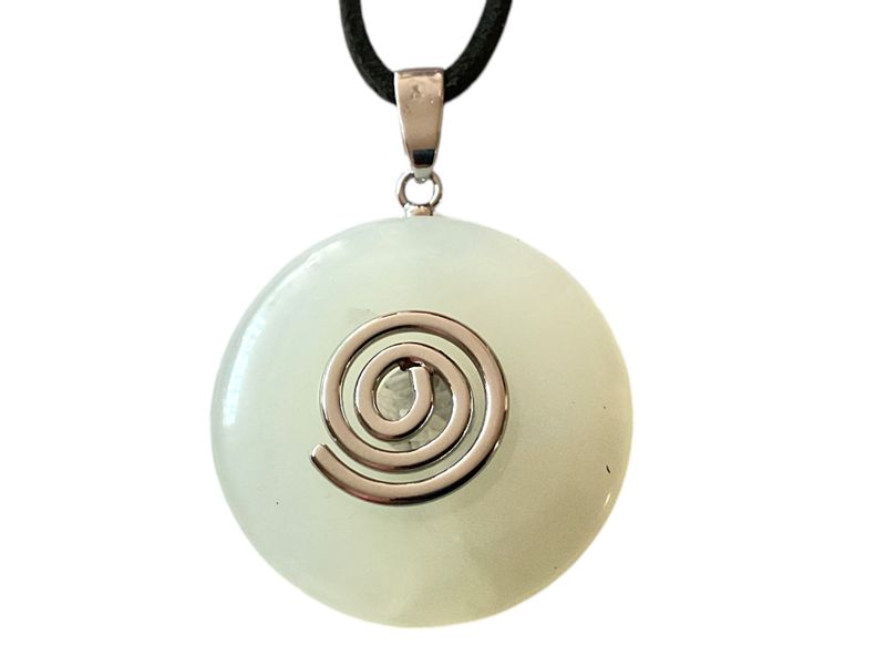 Steinfixx® Lange Kette echter Edelsteindonut 30 günstig online kaufen