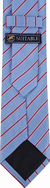 Suitable Krawatte Blau Seide Streifen K91-3 - günstig online kaufen
