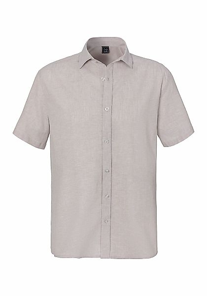 John Devin Kurzarmhemd "Regular Fit," Leinenhemd mit Kentkragen aus Baumwol günstig online kaufen