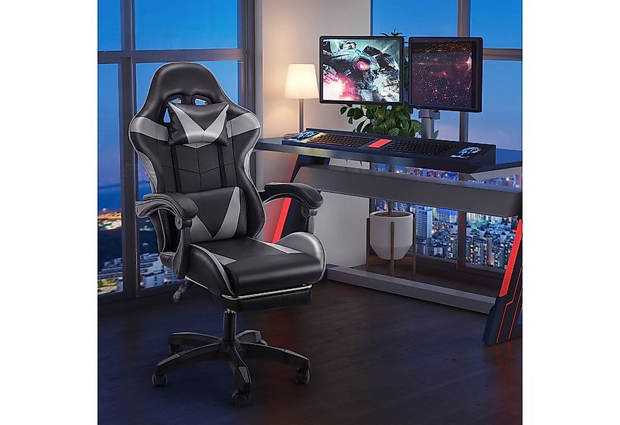 oyajia Gaming-Stuhl Ergonomischer Gaming Sessel mit Massagefunktion Schreib günstig online kaufen