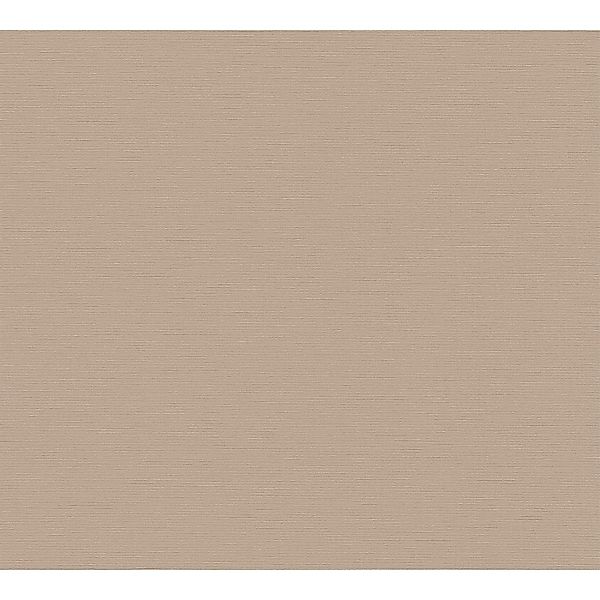 A.S. Creation Vliestapete Uni Leicht Strukturiert 10,05 m x 0,53 m Braun FS günstig online kaufen