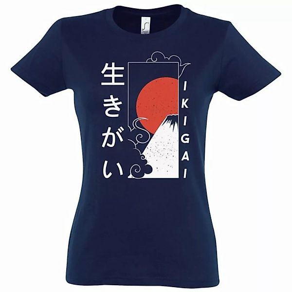 Youth Designz T-Shirt Ikigai Japan Damen Shirt mit trendigem Frontprint günstig online kaufen