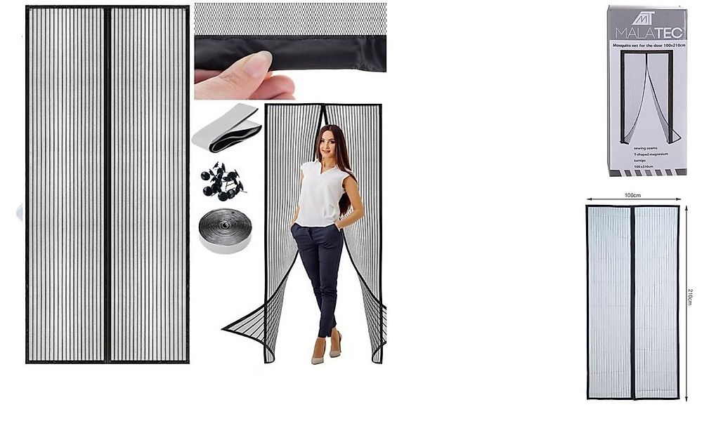 ISO TRADE Insektenschutz-Fensterrahmen Magnet Fliegengitter Tür Insektensch günstig online kaufen