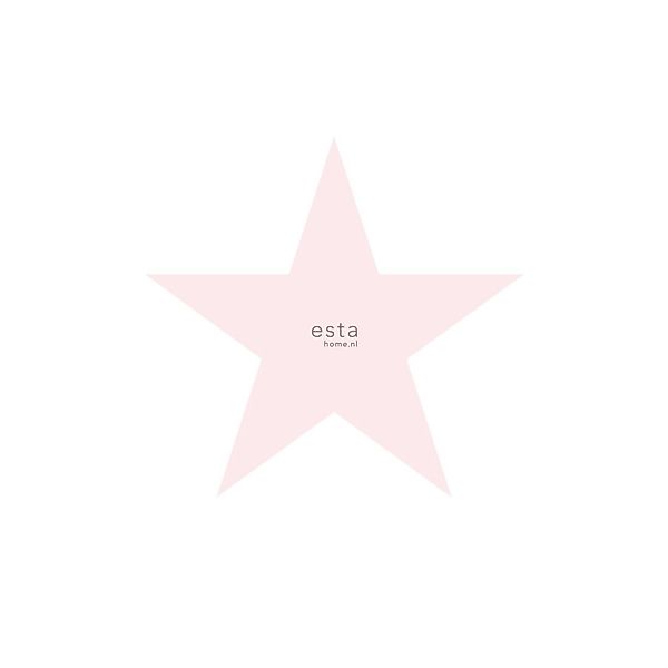 ESTAhome Fototapete Großer Stern Hellrosa 1,86 x 2,79 m 158851 günstig online kaufen