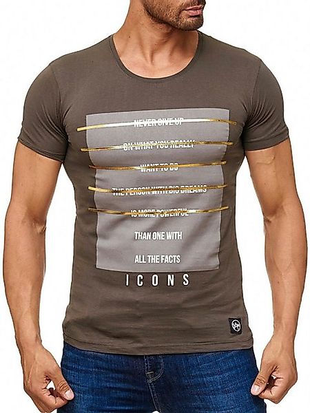 Egomaxx T-Shirt T Front Print Icons H2166 (1-tlg) ICONS günstig online kaufen