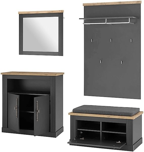 Home affaire Garderoben-Set »WESTMINSTER TOPSELLER!«, (4 St., Schuhbank, Sp günstig online kaufen