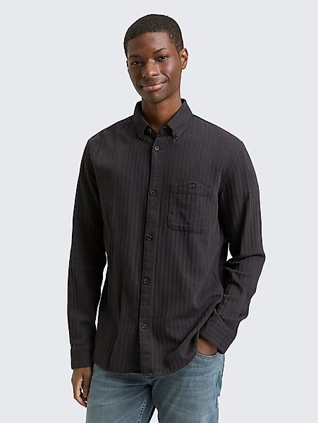 TOM TAILOR Denim Langarmhemd Basic Fit günstig online kaufen