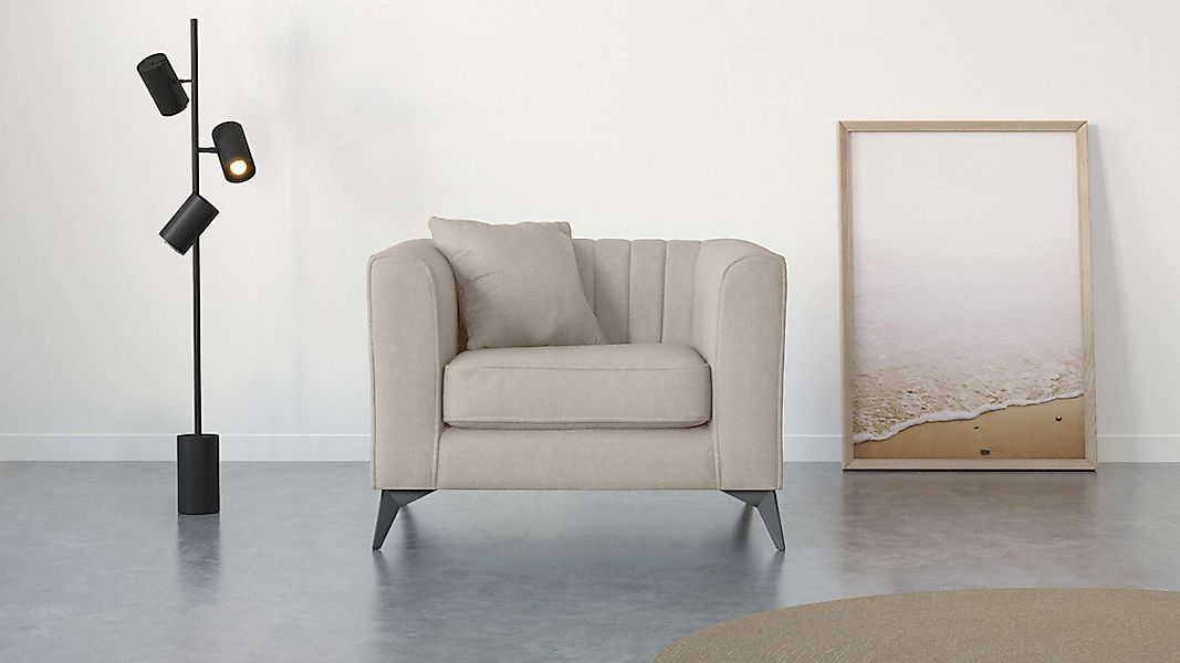 PLACES OF STYLE Sessel "MATTHEW Loungesessel, Maße B/T/H: 99/86/74 cm" incl günstig online kaufen