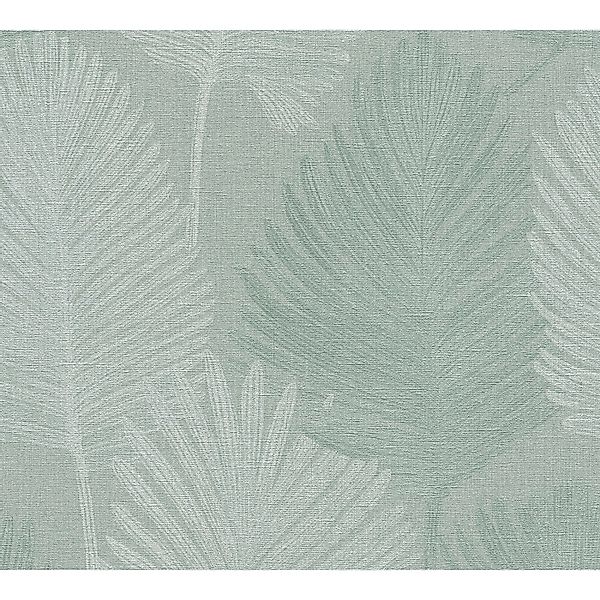 A.S. Creation Vliestapete Floral Blätter 10,05 m x 0,53 m Grün FSC® günstig online kaufen