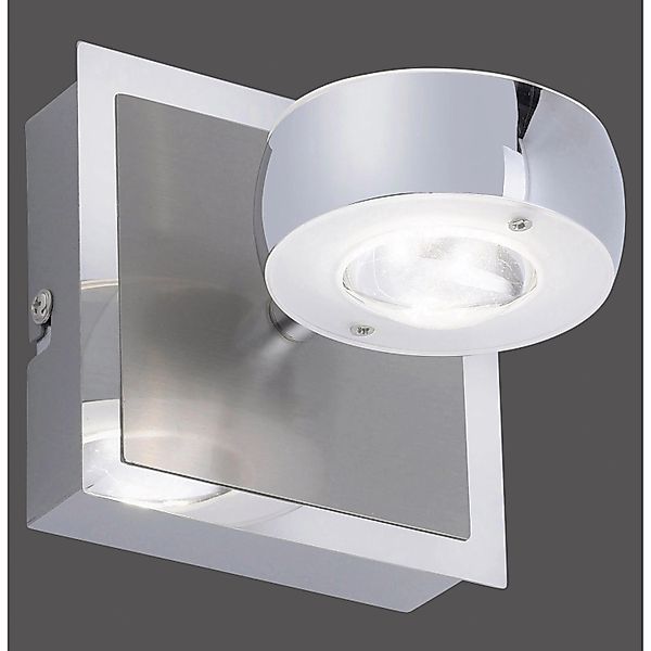 Just Light. LED-Wandleuchte Lolasmart-Opti Stahl App-steuerbar 12 x 12 cm günstig online kaufen