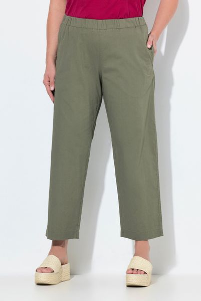 Ulla Popken Chinohose 7/8-Chinohose Ruby Elastikbund günstig online kaufen