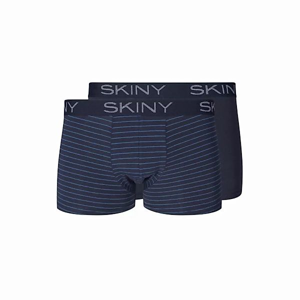 SKINY Herren Boxer Short, 2er Pack - Trunks, Pants, Cotton Stretch Blau M günstig online kaufen