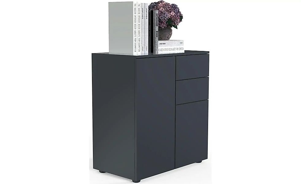 Kommode  Dalosa ¦ grau ¦ Maße (cm): B: 70 H: 77 Kommoden & Sideboards > Kom günstig online kaufen