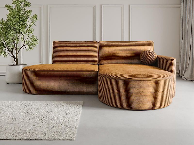 Compleo Ecksofa L MORENO, Designer Couch günstig online kaufen