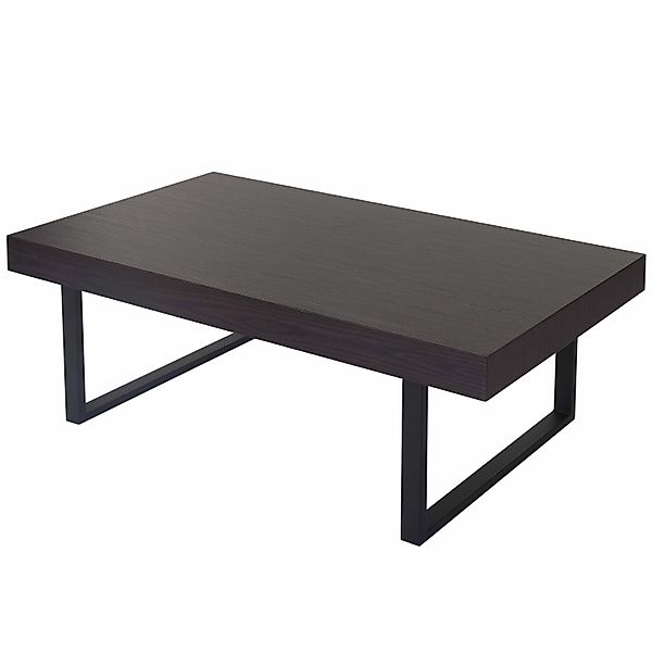 MCW Couchtisch Genk T576 Wenge Dunkle Metall-Füße günstig online kaufen