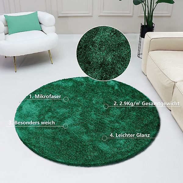 Bruno Banani Hochflor-Teppich Dana Teppich, Kundenliebling, günstig online kaufen
