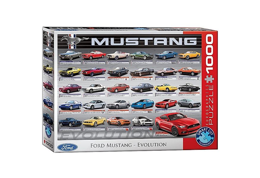 Puzzle 1000 Teile Puzzle - Puzzle - Ford Mustang Evolution, Puzzleteile günstig online kaufen
