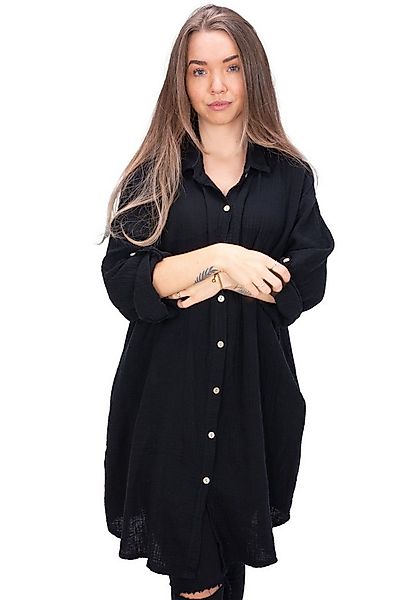Seasons of April Hemdbluse Oversized Musselinbluse Jessy (1-tlg) Musselin H günstig online kaufen
