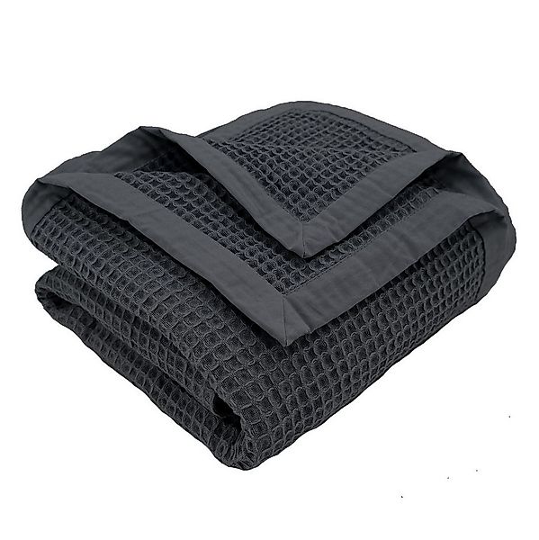 Wohndecke Waffelpique Sommerbettdecke Sofadecke Baumwolle, heimtexland, lei günstig online kaufen