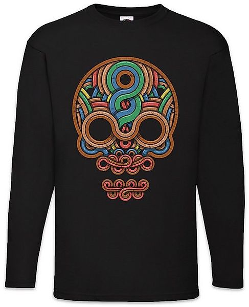 Urban Backwoods Langarmshirt Inca Skull Langarm T-Shirt Inka Mayans Maya Az günstig online kaufen