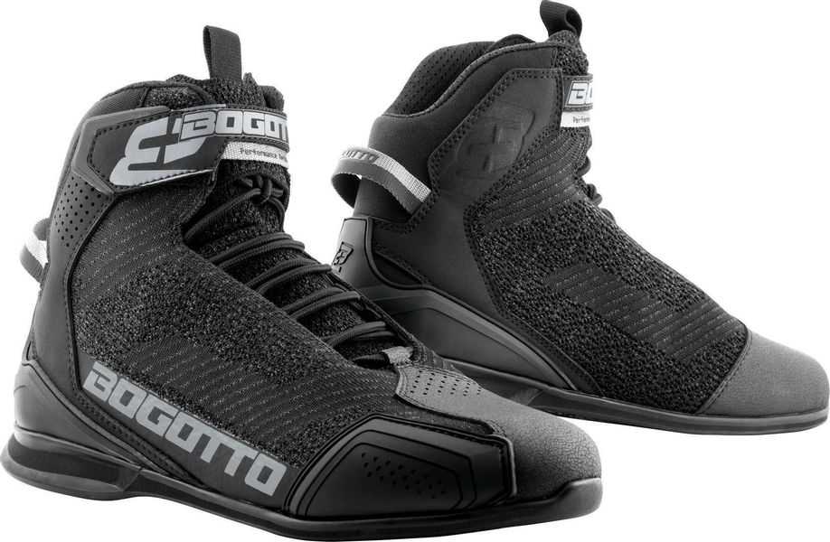 Bogotto Tokyo perforierte Motorrad Schuhe Motorradstiefel günstig online kaufen