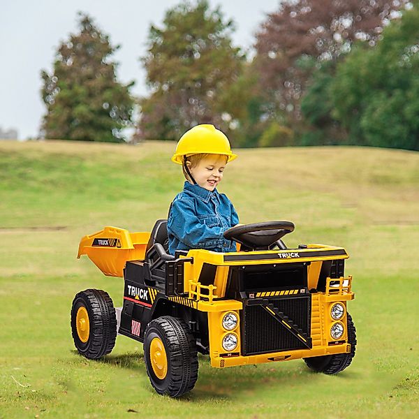 AIYAPLAY Elektro-Kindertraktor 12 V, mit Schaufel, günstig online kaufen