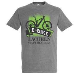 Youth Designz T-Shirt E-Bike Lächeln Statt günstig online kaufen