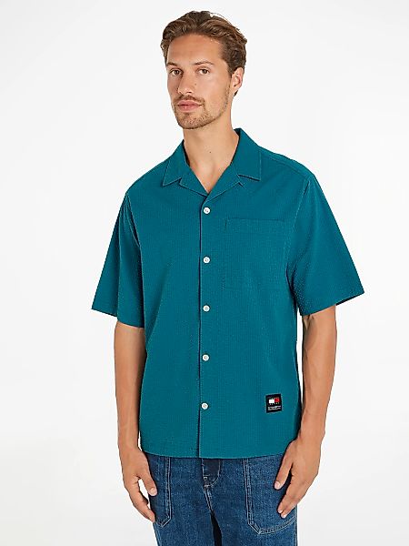 Tommy Jeans Kurzarmhemd "TJM RLX SEERSUCKER CAMP SHIRT" günstig online kaufen