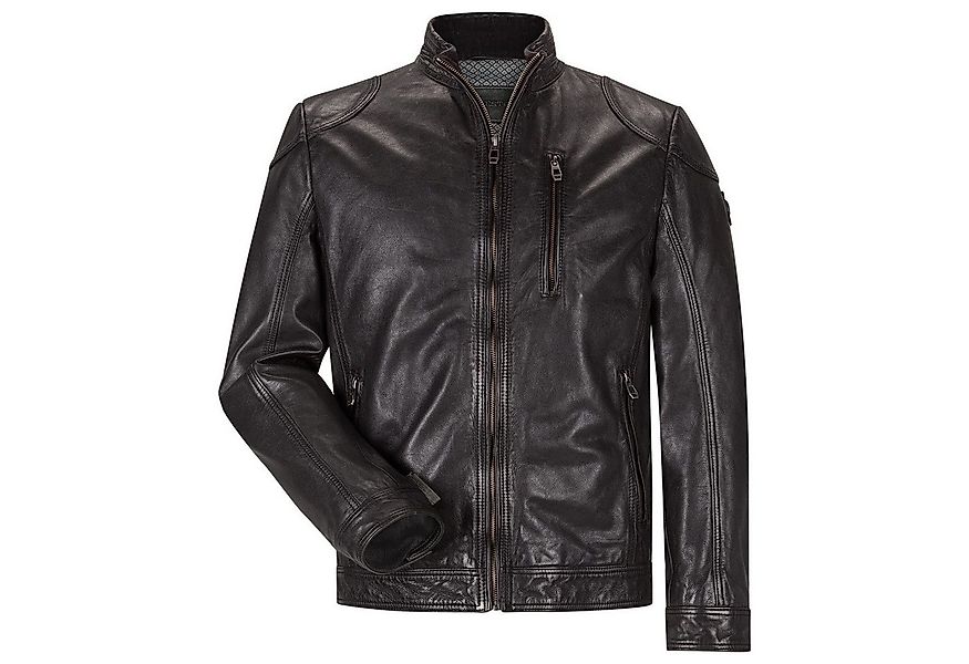 Milestone Lederjacke MSPepino leicht gefüttert mit Cordeinsätzen aus Lammle günstig online kaufen