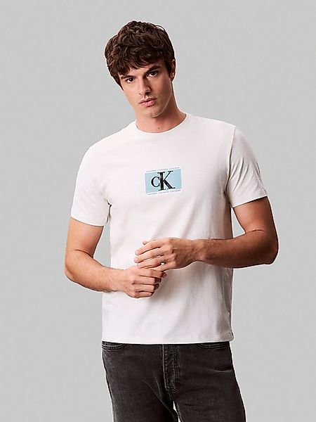 Calvin Klein T-Shirt SS 30s E SPRTSWR 3 G mit Logo-Print günstig online kaufen