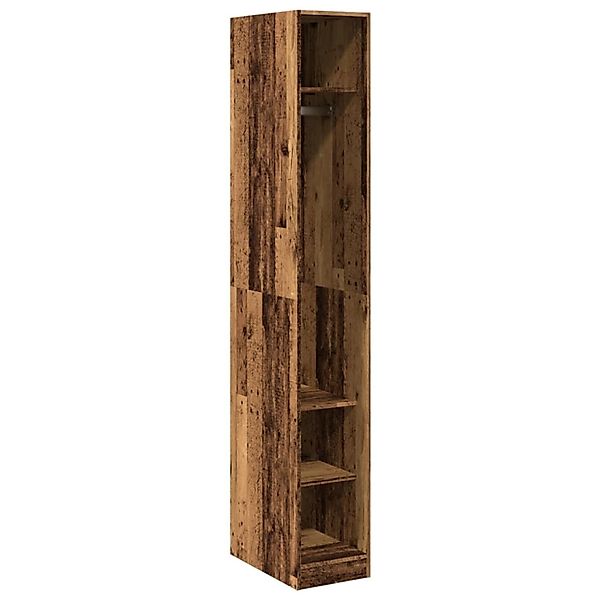 vidaXL Kleiderschrank Altholz-Optik 30x50x200 cm Holzwerkstoff 3307691 günstig online kaufen