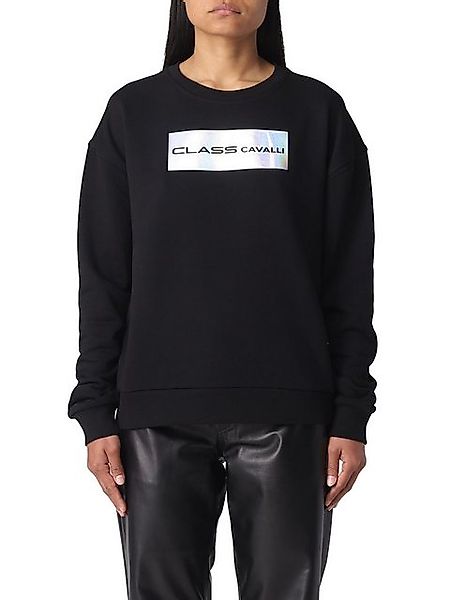 Cavalli Class Sweatshirt Cavalli Class Sweathirt schwarz Damen günstig online kaufen