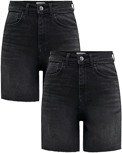 ONLY Jeansshorts (Spar Set) Mid Waist günstig online kaufen