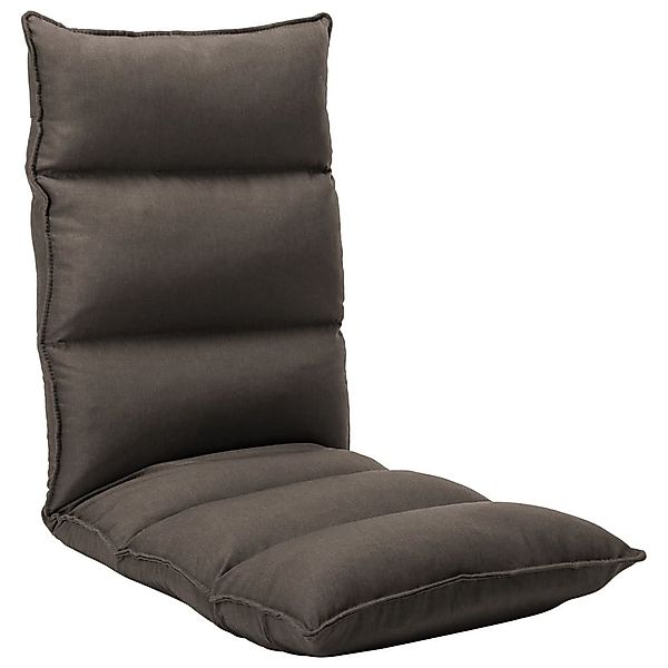 vidaXL Bodenkissen Bodenstuhl Faltbar Taupe Stoff günstig online kaufen