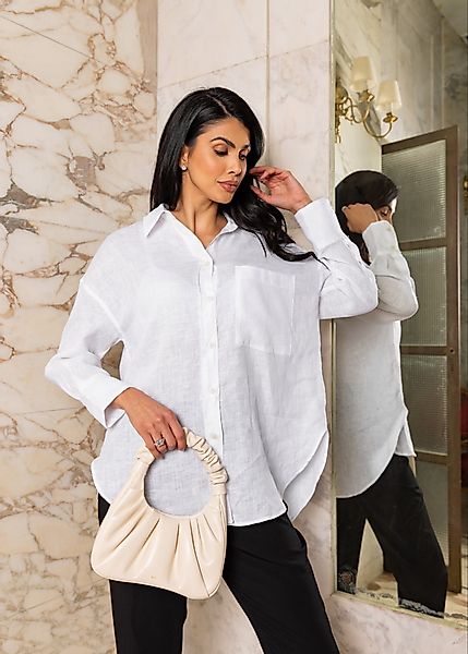 No Matter What Hemdbluse Leinenhemd günstig online kaufen