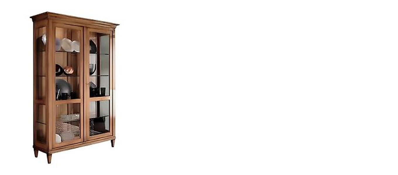 JVmoebel Vitrine Schrank Braun Holz Design Möbel Vitrine Anrichte Vitrinen günstig online kaufen