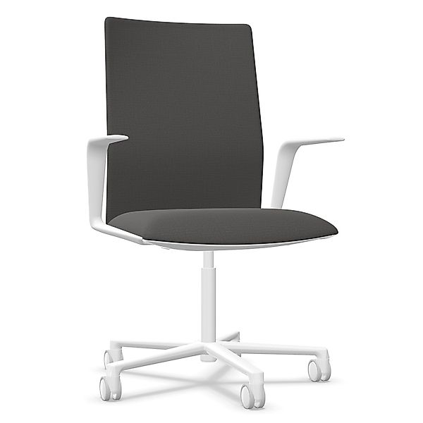 Arper KINESIT 4858 Bürostuhl mittelhohe Rückenlehne Stoff Remix 152 Anthraz günstig online kaufen