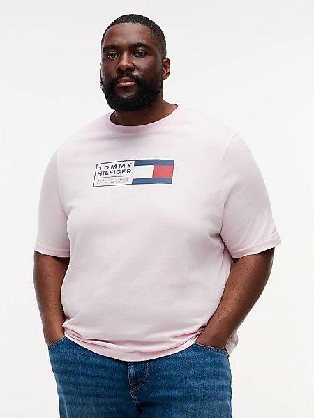 Tommy Hilfiger Big & Tall T-Shirt "BRAND LOVE TEXT" Regular fit für große G günstig online kaufen