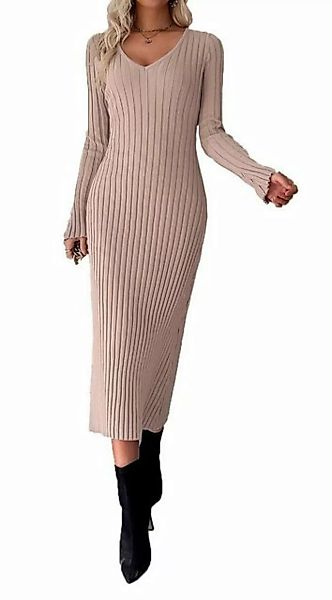 AFAZ New Trading UG Sommerkleid Damen V-Ausschnitt Maxikleid Elegant Etuikl günstig online kaufen